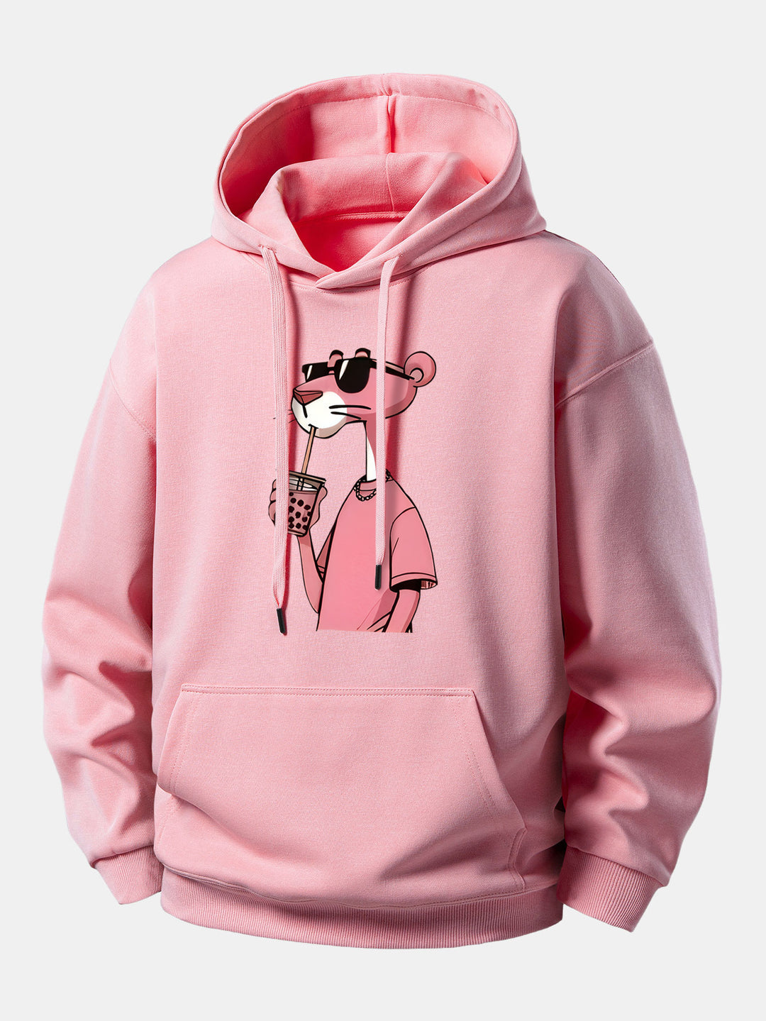 Sudadera con capucha Relax Fit con estampado Pantera Rosa