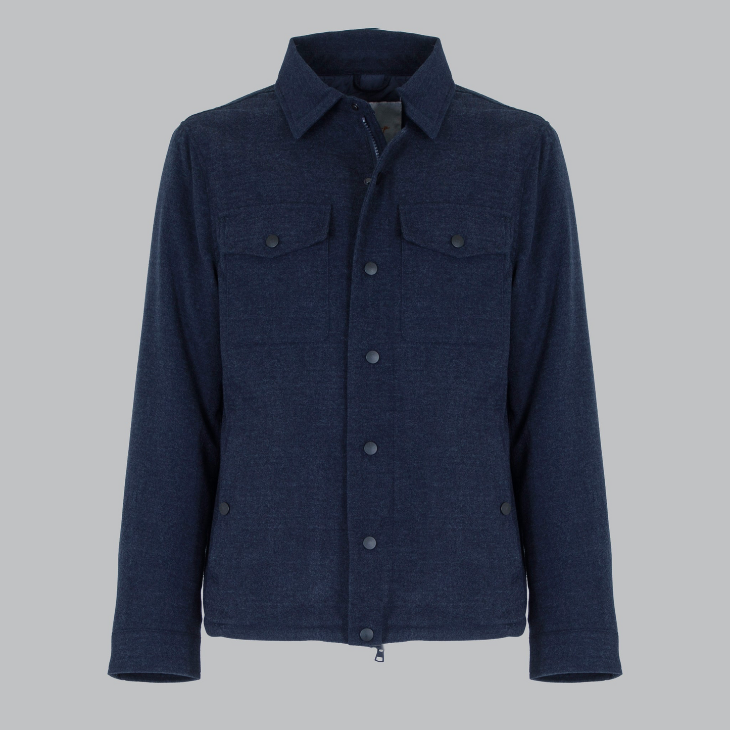 CHAQUETA OVERSHIRT MEZCLA DE LANA